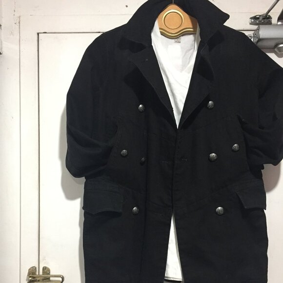 LAUREN JEANS RALPH LAUREN DOUBLE BREAST JEANS JACKET SIZE S - Picture 2 of 11